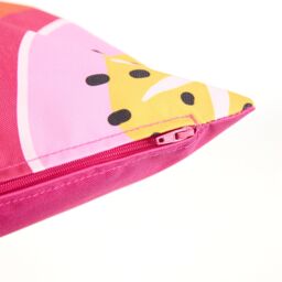icon Indoor & Outdoor Papaya Fruit Print Waterproof Cushion, Orange - Size: 43 cm x 43 cm - thumbnail 6