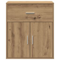 Berkfield Home Sideboard Artisan oak 60 x 31 x 70 cm Engineered wood in Brown - thumbnail 6