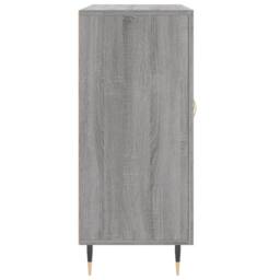 Berkfield Home Sideboard Grey Sonoma 90x34x80 cm Engineered Wood - Size: 90 x 34 x 80 cm - thumbnail 7