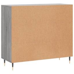 Berkfield Home Sideboard Grey Sonoma 90x34x80 cm Engineered Wood - Size: 90 x 34 x 80 cm - thumbnail 8