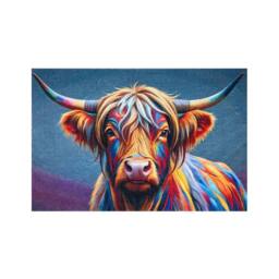 The Rug Shop UK Multi Modern Animal Easy to Clean Mat - Size: 50 cm x 75 cm - thumbnail 1