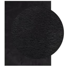 Berkfield Home Rug HUARTE Short Pile Soft & Washable Black 240x340 cm - Size: Medium - thumbnail 3