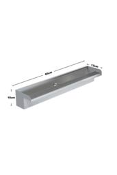 Living and Home 60cm Back Entry Stainless Steel Water Blade Waterfall Pool Fountain in Silver - thumbnail 3