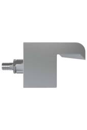 Living and Home 60cm Back Entry Stainless Steel Water Blade Waterfall Pool Fountain in Silver - thumbnail 4