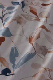 Drift Home 'Anya' All-Over Leaf Print Duvet Cover Set in Blue - Size: Single - thumbnail 3
