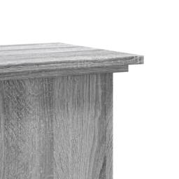 Berkfield Home Plant Stand Grey Sonoma 33x33x60 cm Engineered Wood - Size: 33 x 33 x 60 cm - thumbnail 7