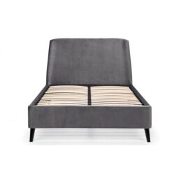 Ashfield Grey Velvet Premium Curved Bed Frame - King - thumbnail 4