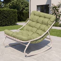 Artemis Home Softrock Outdoor Rocking Chair in Green - thumbnail 2