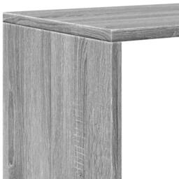 Berkfield Home Room Divider Bookcase¬†3-Tier¬†Grey Sonoma 99x29x99 cm Engineered Wood in Grey - Size: 99 x 29 x 99 cm - thumbnail 9