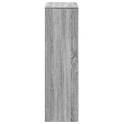 Berkfield Home Room Divider Bookcase¬†3-Tier¬†Grey Sonoma 99x29x99 cm Engineered Wood in Grey - Size: 99 x 29 x 99 cm - thumbnail 6