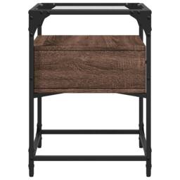 Berkfield Home Bedside Cabinets 2 pcs Brown Oak 40x40x55 cm Engineered Wood - Size: 40 x 40 x 55 cm - thumbnail 6