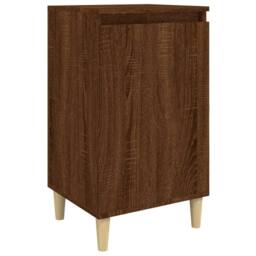 Berkfield Home Classic Bedside Cabinet Brown Oak 40x35x70 cm Engineered Wood - Size: 40 x 35 x 70 cm - thumbnail 3