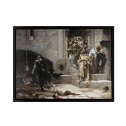 "Artery8 Del Alisal The Bell of Huesca Framed Canvas Wall Art Print - Size: W12"" x H16""" - thumbnail 1