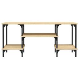 Berkfield Home TV Cabinet Sonoma Oak 102x35x45.5 cm Engineered Wood in Light Tan - thumbnail 5