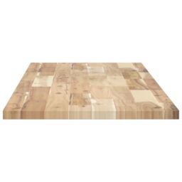 Berkfield Home Bathroom Vanity Top Untreated 120x40x2 cm Solid Wood Acacia in Brown - Size: 120 x 40 x 2 cm - thumbnail 5