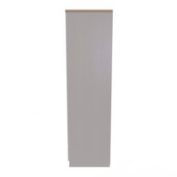 Ready Assembled 2 U Norfolk 2 Door 2 Drawer Wardrobe (Ready Assembled) in Taupe - Size: Large - thumbnail 2