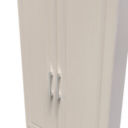 Ready Assembled 2 U Norfolk 2 Door 2 Drawer Wardrobe (Ready Assembled) in Taupe - Size: Large - thumbnail 4