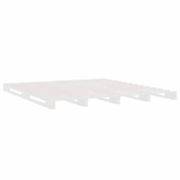 Berkfield Home Pallet Bed White 120x190 cm Small Double Wood Pine - thumbnail 4