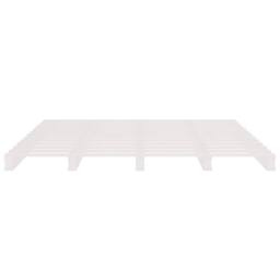 Berkfield Home Pallet Bed White 120x190 cm Small Double Wood Pine - thumbnail 5