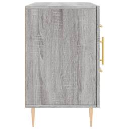 Berkfield Home Sideboard Grey Sonoma 100x36x60 cm Engineered Wood - Size: 100 x 36 x 60 cm - thumbnail 7
