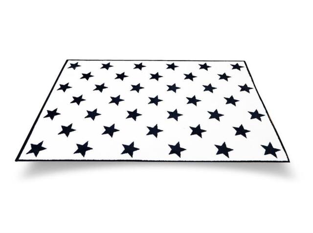 1001 Children's Room Modern Design Black Star Pattern Rug 100 x 150 cm - Size: 150 cm x 100 cm