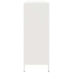 Berkfield Home Sideboard White 135x39x103.5 cm Cold-rolled Steel - thumbnail 6