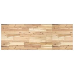 Berkfield Home Bathroom Vanity Top Untreated 120x50x2 cm Solid Wood Acacia in Brown - Size: 120 x 50 x 2 cm