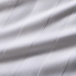 OHS Velvet Stripe Super Soft Duvet Cover Bedding Set in Cream - Size: Double - thumbnail 4