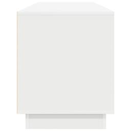 Berkfield Home TV Cabinet with LED Lights White 193.5x41x50 cm - thumbnail 8