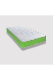 eXtreme Comfort Ltd Cooltouch Colours White Wave Hybrid Memory Foam & Pinna-Coil Innerspring Mattress With Green Border in Light Green - Size: EU King - thumbnail 4