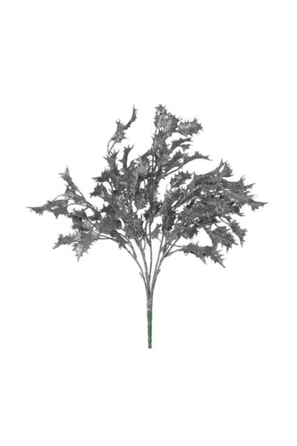 KDMD Pewter Glitter Holly Bush Silver - image 1