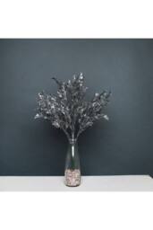 KDMD Pewter Glitter Holly Bush Silver - thumbnail 4