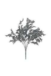 KDMD Pewter Glitter Holly Bush Silver - thumbnail 2