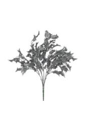 KDMD Pewter Glitter Holly Bush Silver - thumbnail 5
