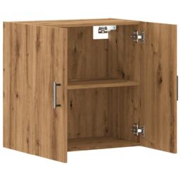 Berkfield Home Wall Cabinet Artisan Oak 60x31x60 cm Engineered Wood in Brown - Size: 60 x 31 x 60 cm - thumbnail 7