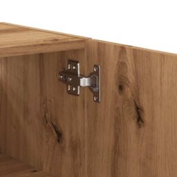 Berkfield Home Wall Cabinet Artisan Oak 60x31x60 cm Engineered Wood in Brown - Size: 60 x 31 x 60 cm - thumbnail 8