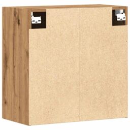 Berkfield Home Wall Cabinet Artisan Oak 60x31x60 cm Engineered Wood in Brown - Size: 60 x 31 x 60 cm - thumbnail 6