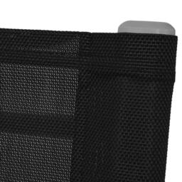 Berkfield Home Garden Rocking Chairs 2 pcs Steel & Textilene Black - thumbnail 6