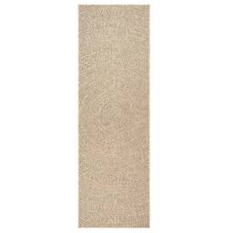 Berkfield Home Rug ZIZUR 80x200 cm Jute Look Indoor & Outdoor in Light Brown - Size: Medium - thumbnail 4