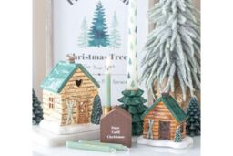 KDMD Set of 24 Mini Advent Candles with Holder in Brown - thumbnail 6