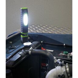 Loops 360Ã‚ ° Swivel Inspection Light - 24 SMD & 3W SMD LED - Rechargeable - Green - thumbnail 5