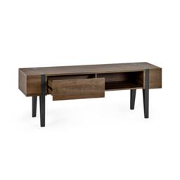 Cheshire Premium Tallis TV Unit up to 65 Inch in Rustic Wood Effect in Brown - thumbnail 2
