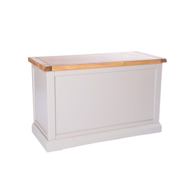Cabinet Bits Loreo Light Grey Blanket Box Ottoman - image 1