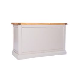 Cabinet Bits Loreo Light Grey Blanket Box Ottoman - thumbnail 3