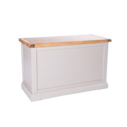 Cabinet Bits Loreo Light Grey Blanket Box Ottoman - thumbnail 1
