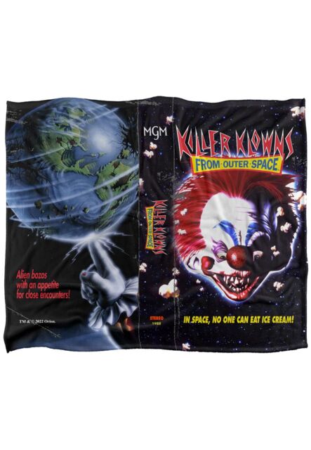 Killer Klowns From Outer Space Klowns Vhs Silky Touch Super Soft Throw Blanket 152 X 127 cm in White - image 1