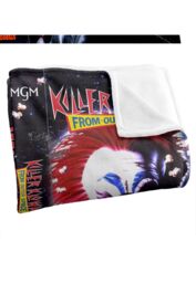 Killer Klowns From Outer Space Klowns Vhs Silky Touch Super Soft Throw Blanket 152 X 127 cm in White - thumbnail 3