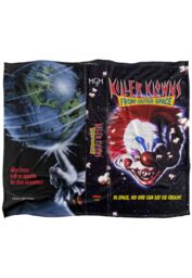 Killer Klowns From Outer Space Klowns Vhs Silky Touch Super Soft Throw Blanket 152 X 127 cm in White - thumbnail 1