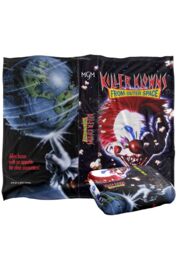 Killer Klowns From Outer Space Klowns Vhs Silky Touch Super Soft Throw Blanket 152 X 127 cm in White - thumbnail 2
