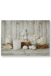 Art for the Home Coastal Treasures LED Printed Canvas in Beige - thumbnail 2